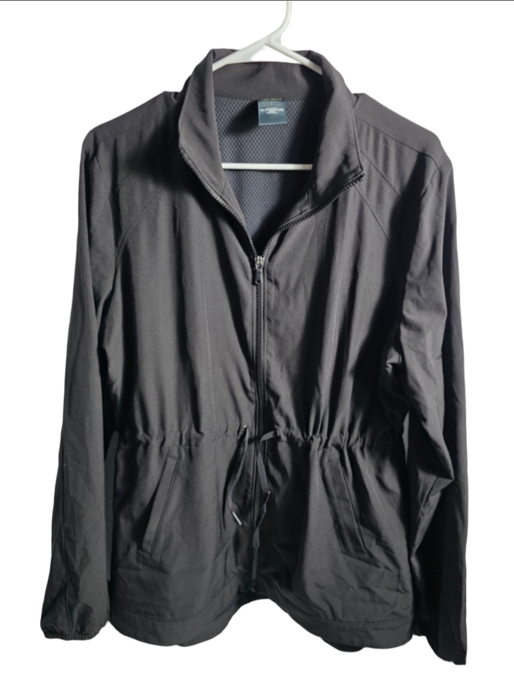 Women's Tek Gear Utility Jacket Black Size L waterproof windproof hiking camping